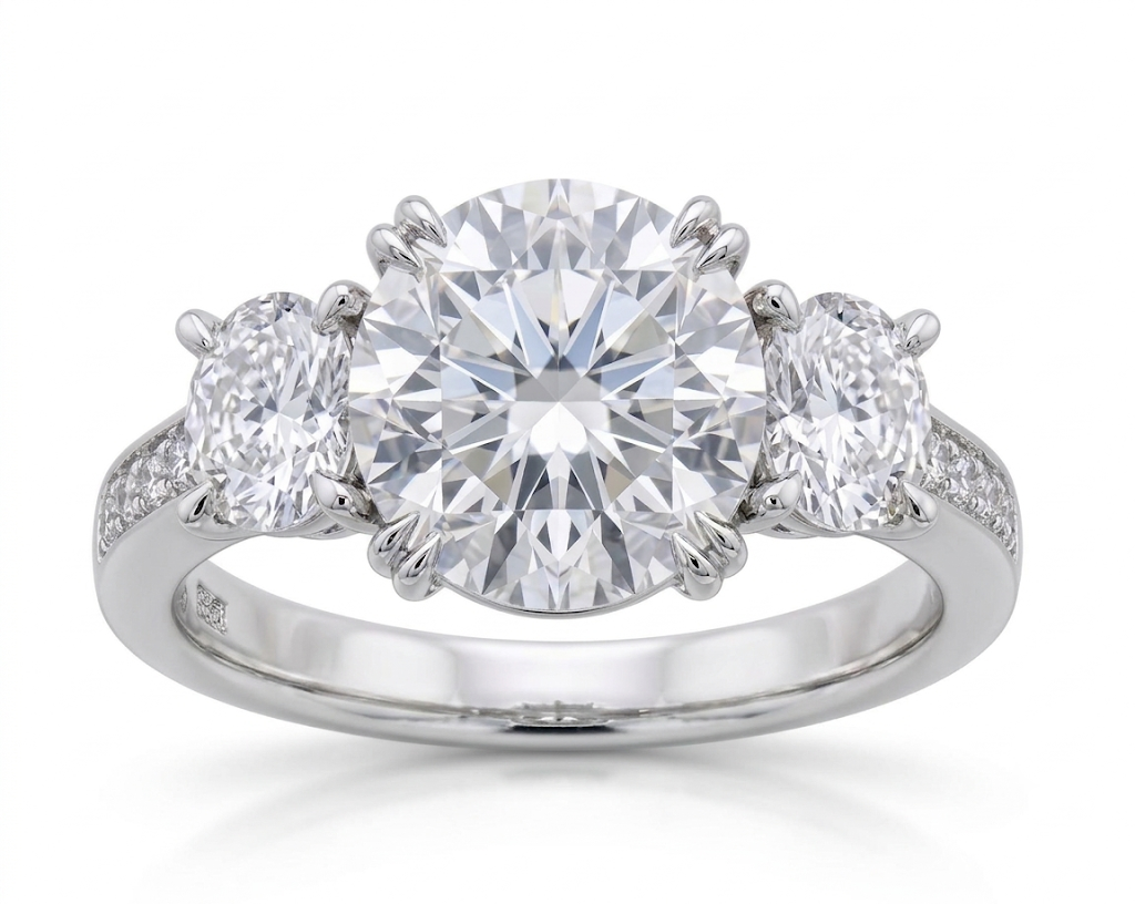 Three-Stone Rings